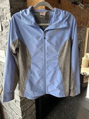 Avalanche Light Purple and Heather Gray Hooded Jacket